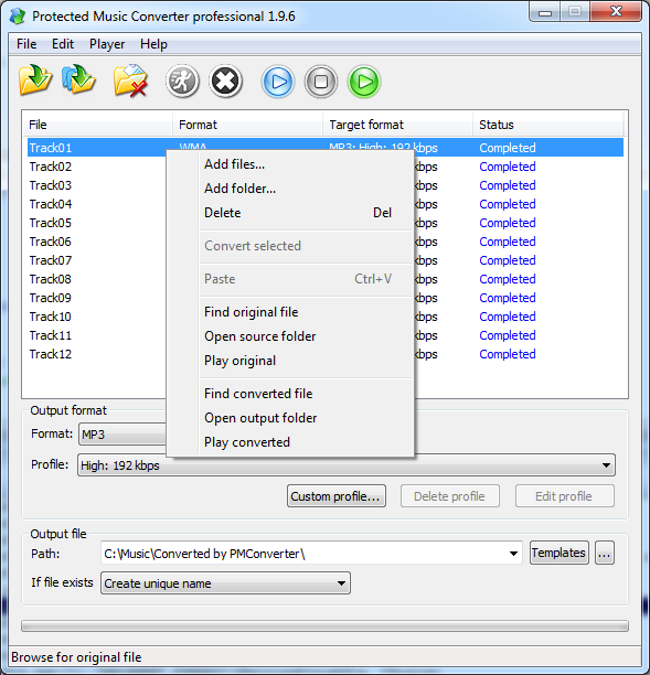 Context Menu Audio Converter 1.0.118.194 for windows instal free